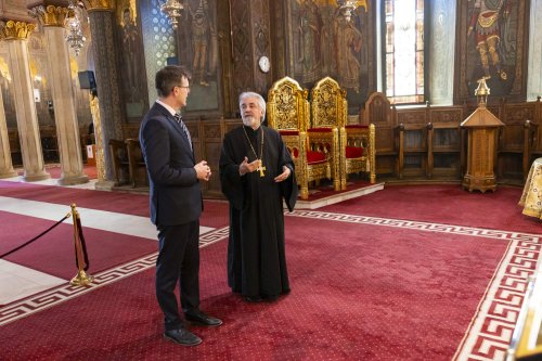 Noul ambasador al Regatului Unit al Marii Britanii și Irlandei de Nord în vizită de prezentare la Patriarhia Română Poza 287905