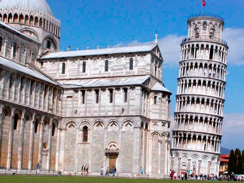 La 9 august 1173, s-a început construirea Turnului din Pisa