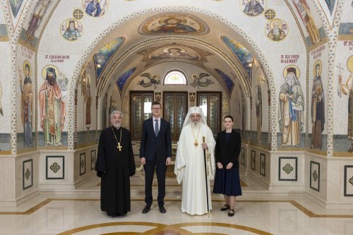 Noul ambasador al Regatului Unit al Marii Britanii și Irlandei de Nord în vizită de prezentare la Patriarhia Română