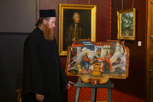 Icoană prețioasă revenită în patrimoniul muzeal al Mănăstirii Cernica